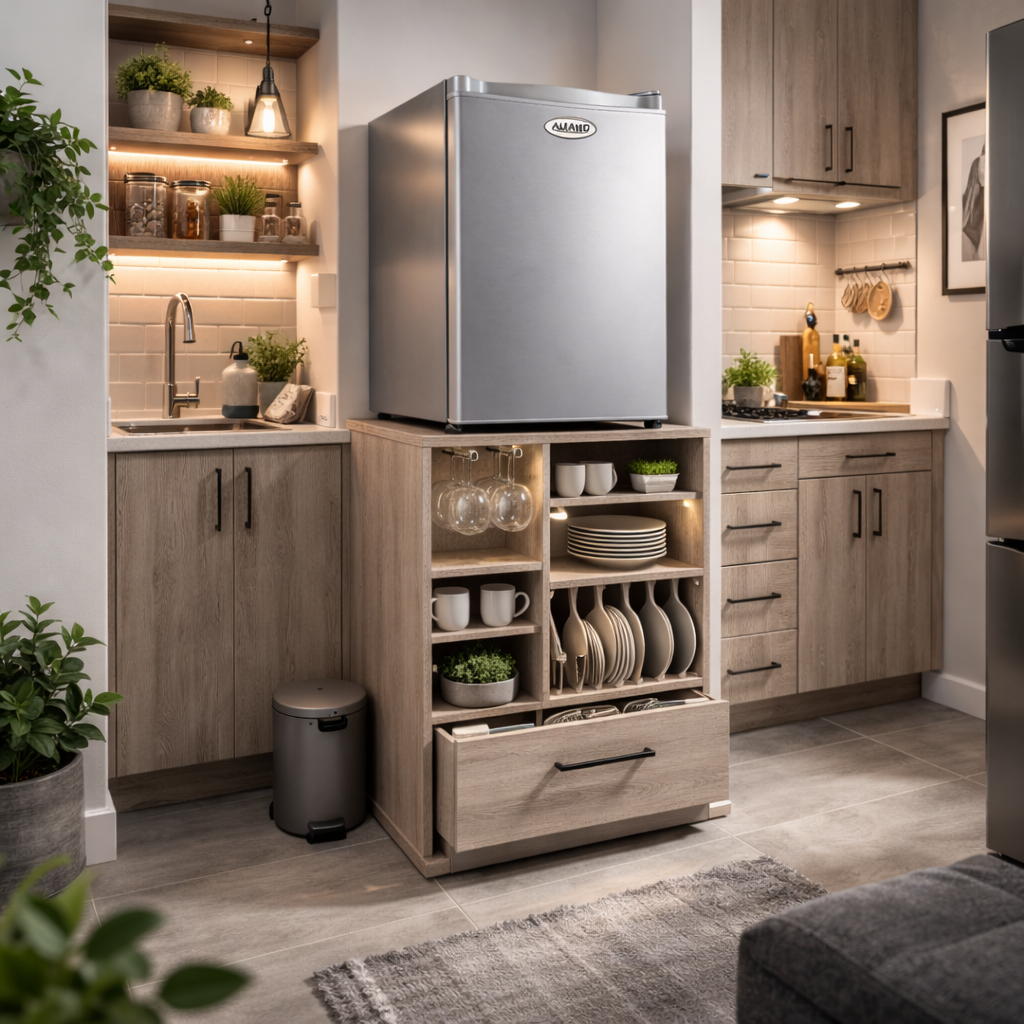 FRIGOBAR ALFANO 91Lts 41dB 84cm BC96ODS Color Gris - 6
