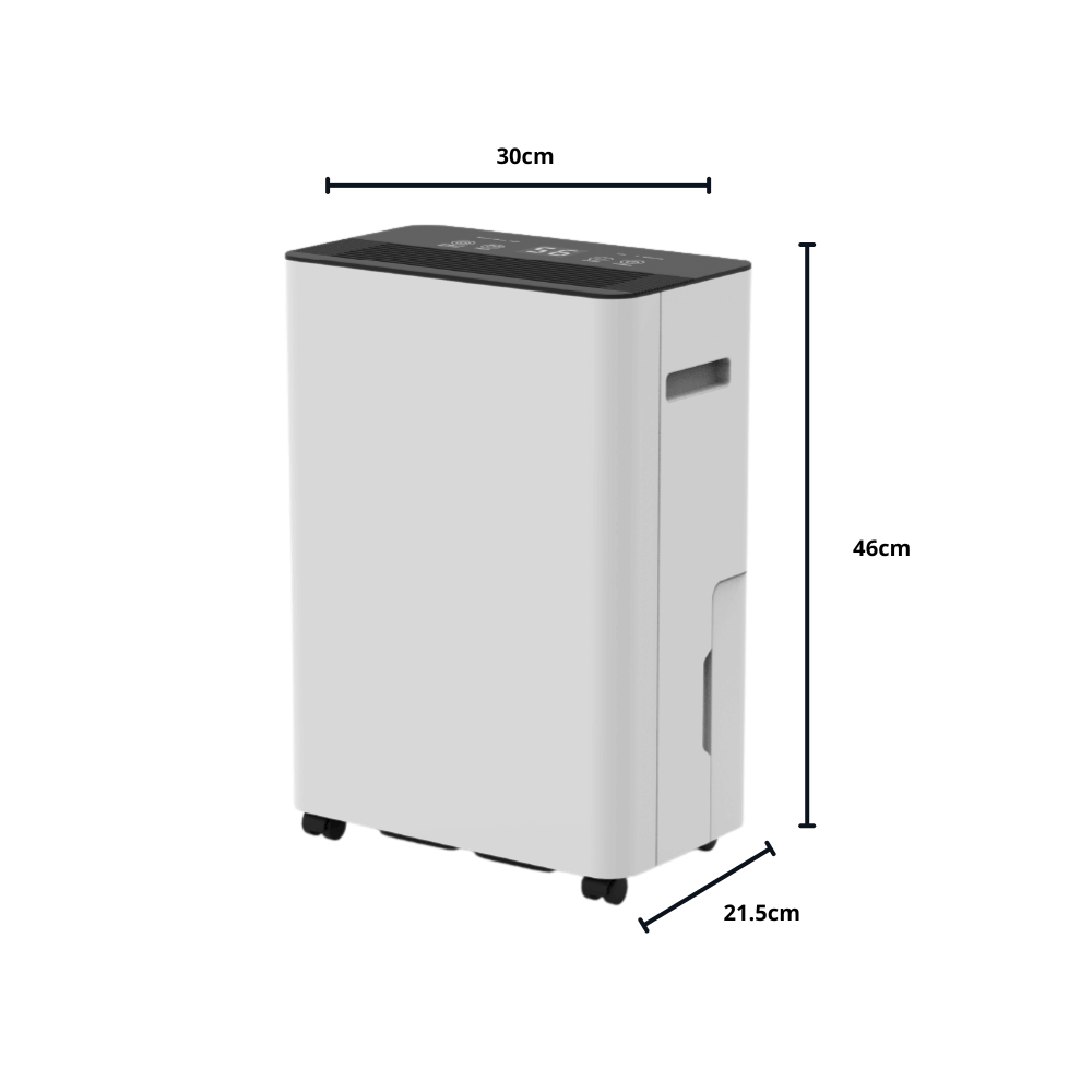 DESHUMEDECEDOR PORTÁTIL ALFANO HASTA 35 M² 28LTS POR DÍA DESHUMIDIFICADOR Q-28SOFT - 7