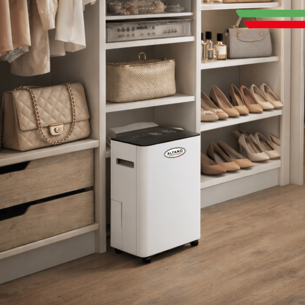 DESHUMEDECEDOR PORTATIL  ALFANOHASTA 20 M² 17 LITROS X DÍA 190W  DESHUMIDIFICADOR Q17 SOFT - 1