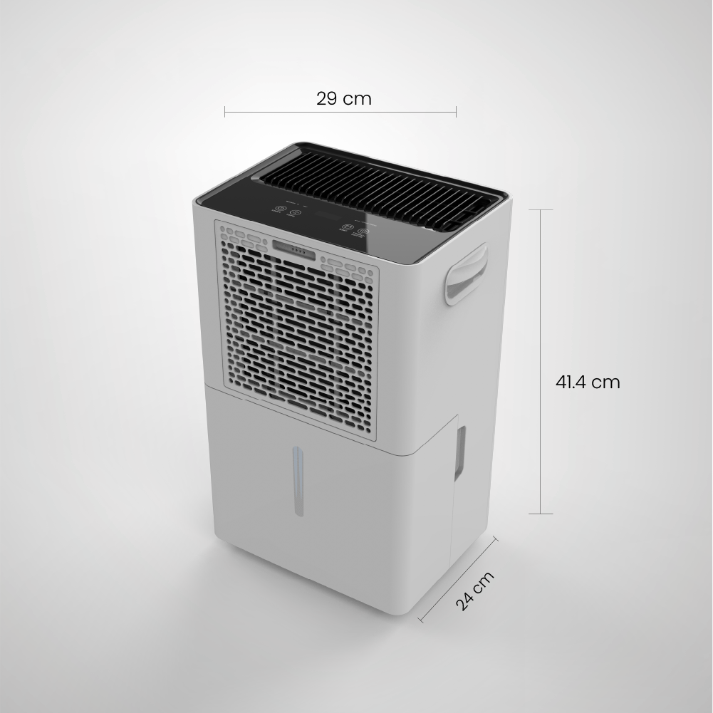 DESHUMEDECEDOR PORTATIL  ALFANOHASTA 20 M² 17 LITROS X DÍA 190W  DESHUMIDIFICADOR Q17 SOFT - 6