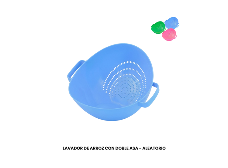 LAVADOR DE ARROZ CON DOBLE ASA - ALEATORIO - 1