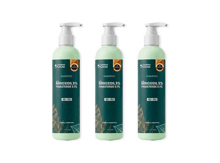 SHAMPOO MINOXIDIL Y FINASTERIDE 250 ML DERMO SUMAK 3UND - 1