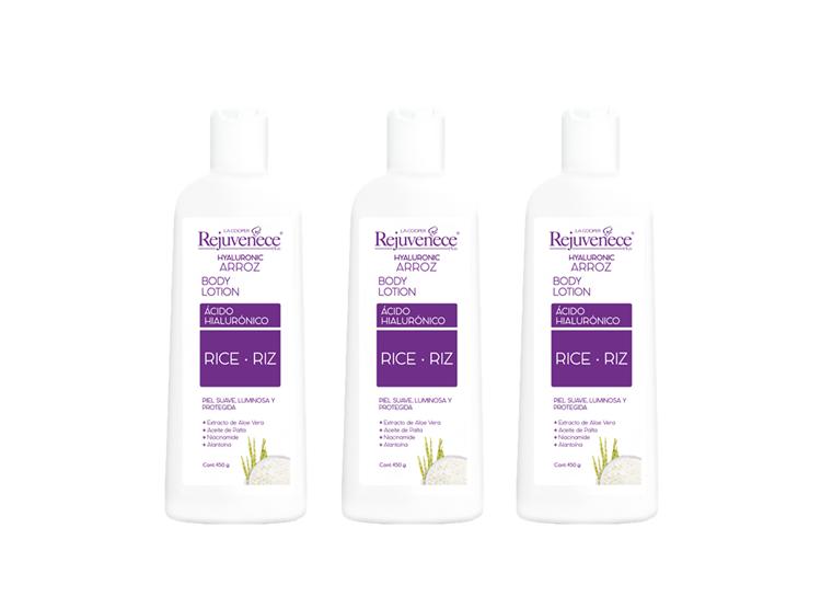 CREMA CORPORAL HIALURONICA DE ARROZ 150ML 3UND - 1