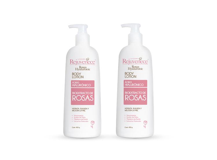 CREMA CORPORAL CON ACIDO HIALURONICO BIOEXTRACTO DE ROSAS 450ML 2UND - 1