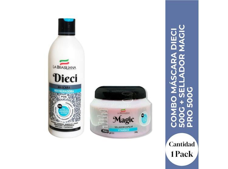 COMBO MÁSCARA DIECI + SELLADOR MAGIC PRO 500G - 1