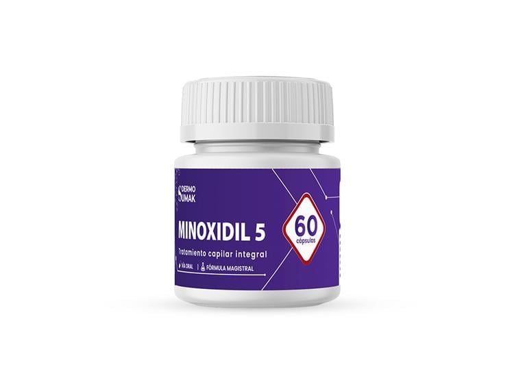 MINOXIDIL 5MG 60 CAPSULAS DERMO SUMAK - 1