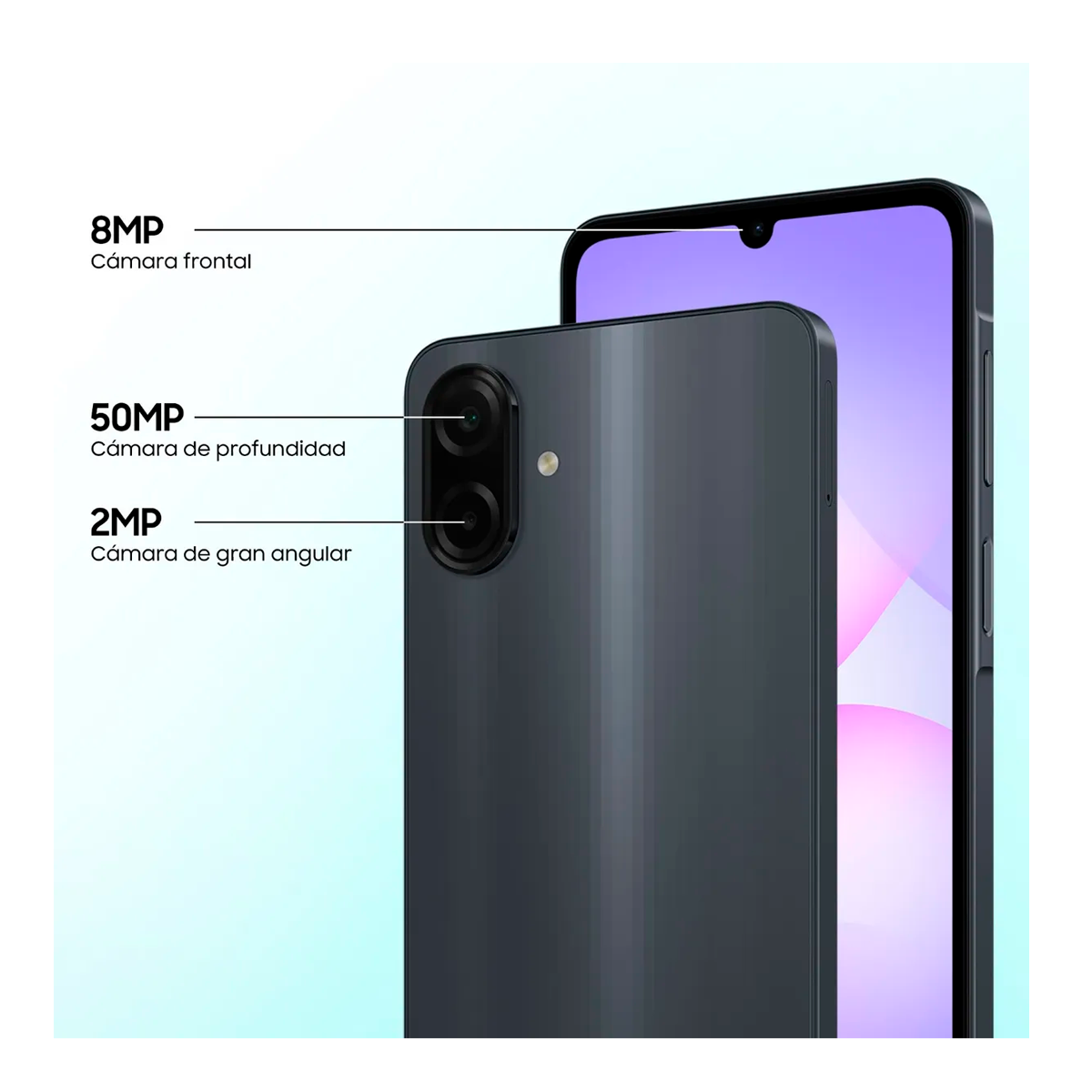 CELULAR GALAXY A07 4RAM 128GB NEGRO - 2