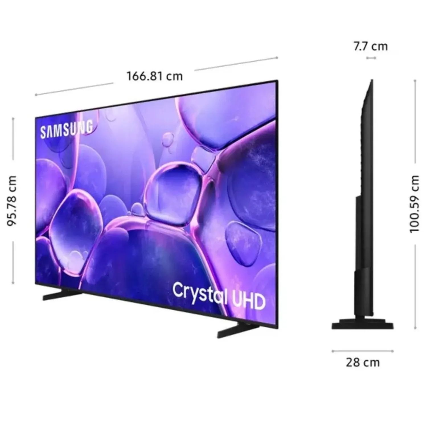 TELEVISOR SAMSUNG 75' SMART CRYSTAL UHD 4K 75U8000FG - 2