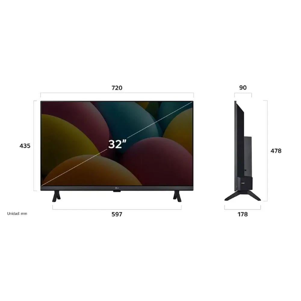 TELEVISOR LG LED 32' HD SMART TV THINQ AI 32LR600BPSC - 4