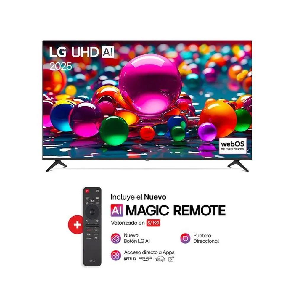 TV LG 75" LED UHD 4K AI UA80 (2025)