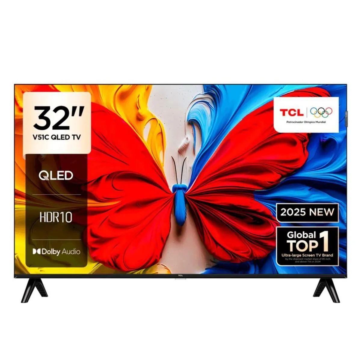 TELEVISOR TCL QLED 32' FULL HD SMART GOOGLE TV 32S5K - 1