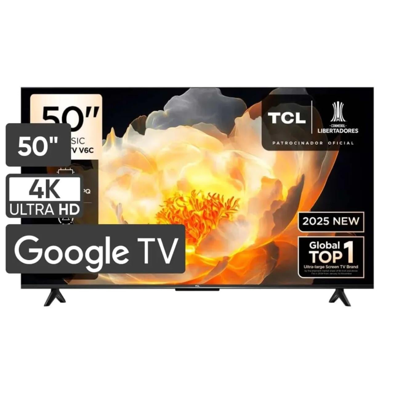 TELEVISOR TCL LED 50' UHD 4K SMART GOOGLE TV 50V6C - 1