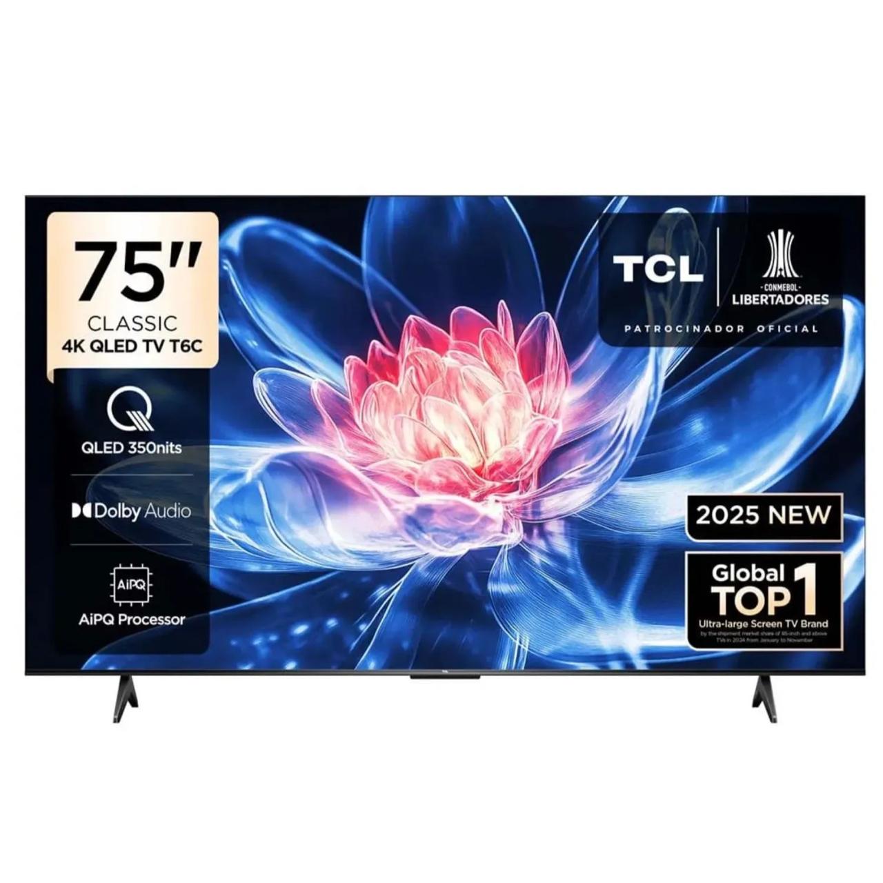 TELEVISOR TCL QLED 75' SMART UHD 4K GOOGLE TV 75T6C - 1