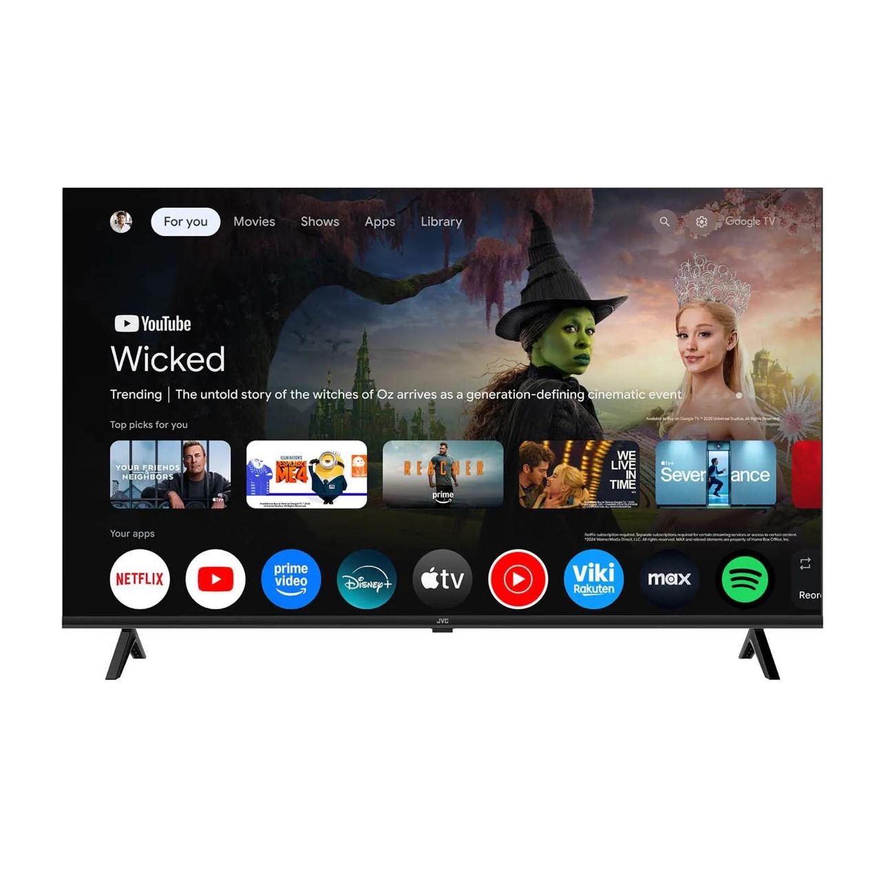 TELEVISOR JVC QLED 43' SMART FULL HD GOOGLE TV LT-43KM4584 - 1