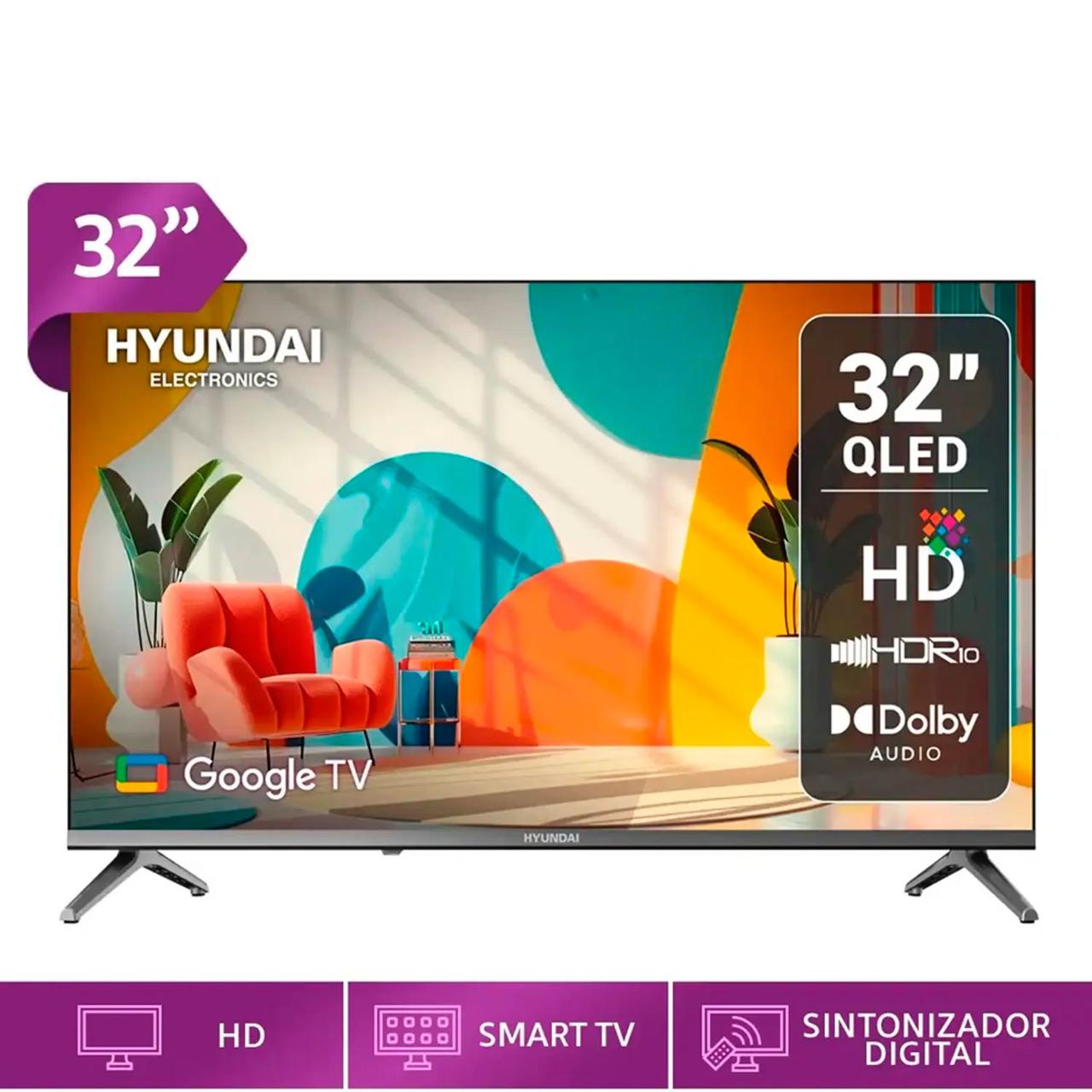 TELEVISOR HYUNDAI QLED 32' SMART TV HYLED3259QG - 1