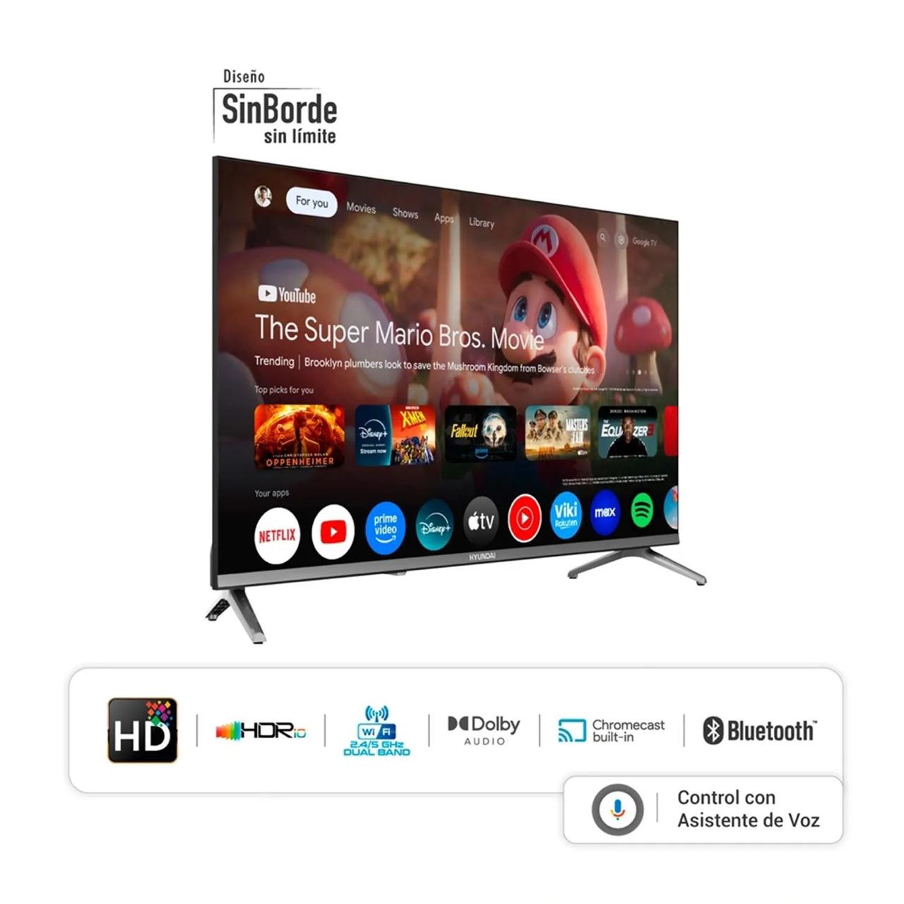 TELEVISOR HYUNDAI QLED 32' SMART TV HYLED3259QG - 3