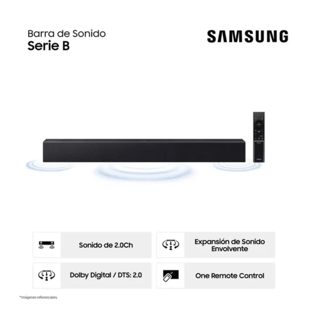 SOUNDBAR SAMSUNG 2.0 CH HW-B400F/PE - 1