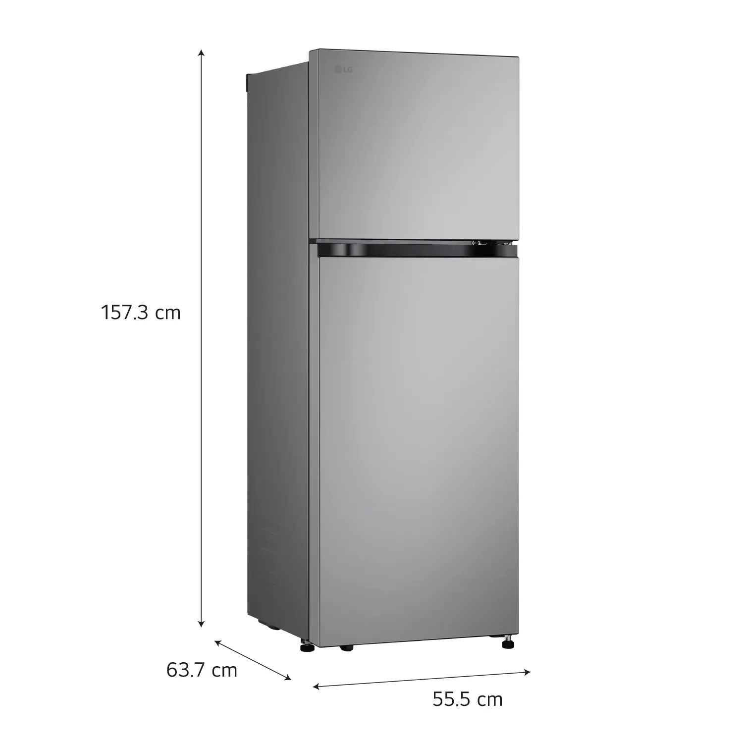 REFRIGERADORA LG 241L NO FROST VT24BPY PLATEADO - 2