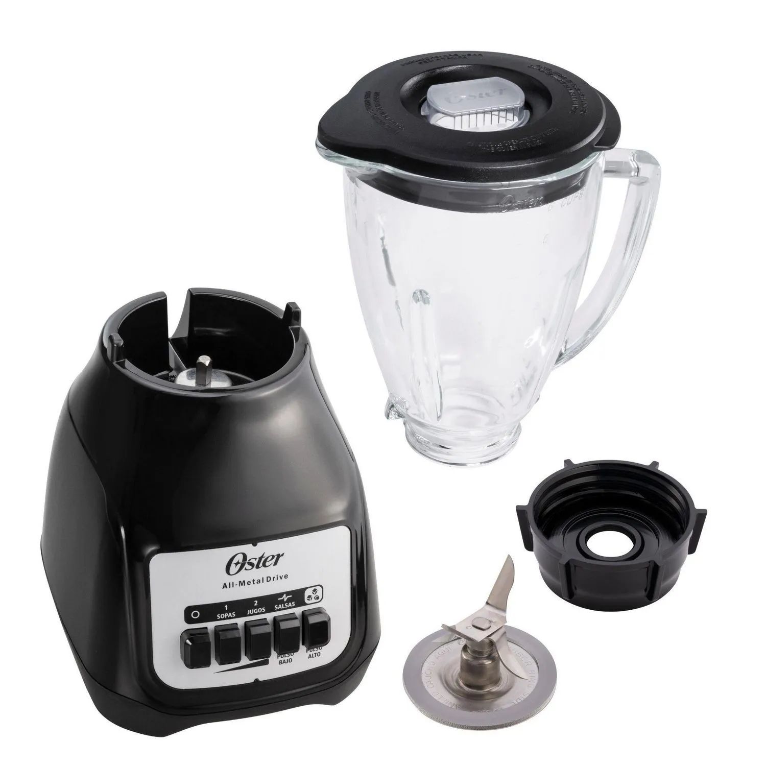 OSTER LICUADORA 1.5 L NEGRA 2 VELOCIDADES BLSTKAG-BPB-053 - 3