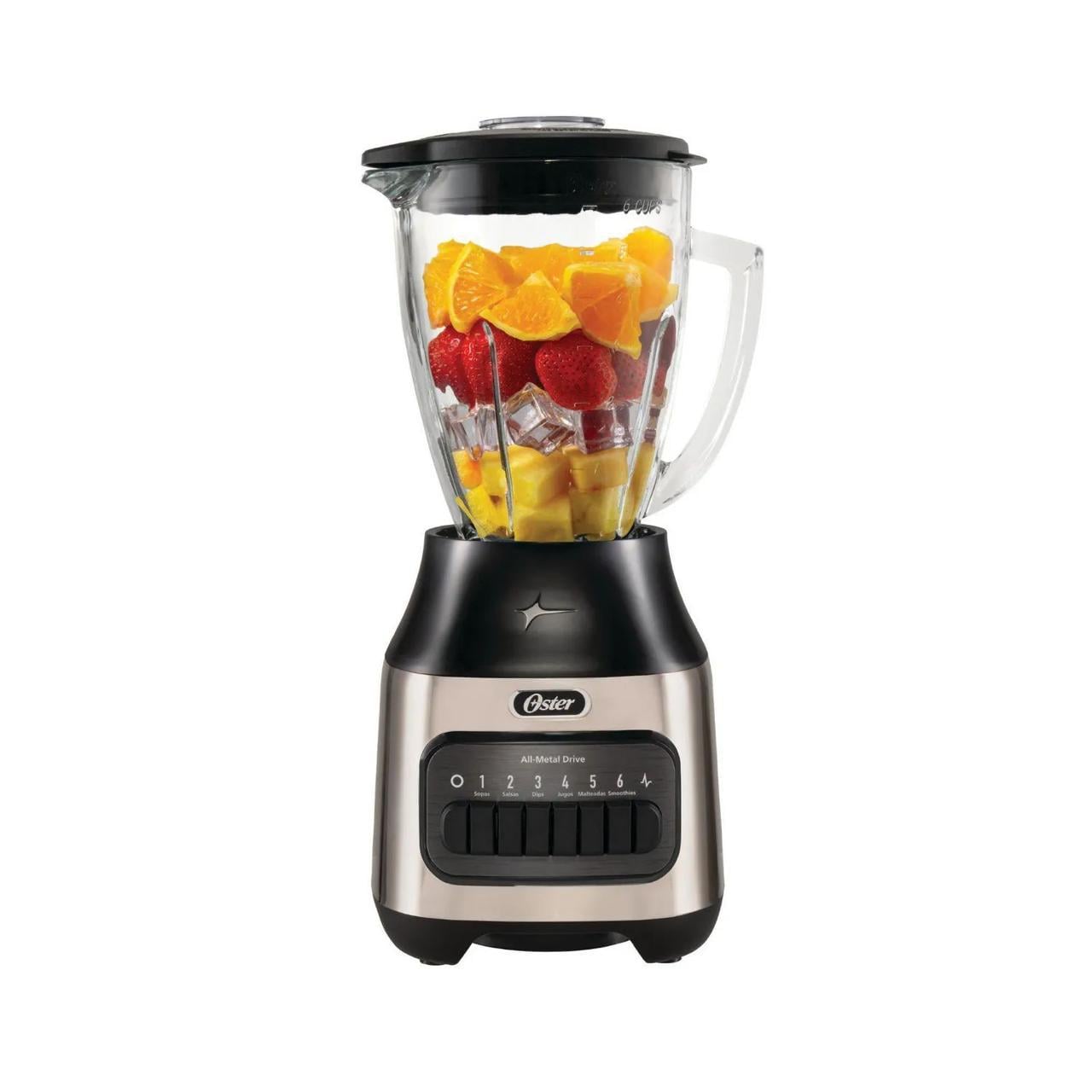 LICUADORA OSTER 6 VELOCIDADES 1.5L NEGRA BLSTPEG-NPB - 1