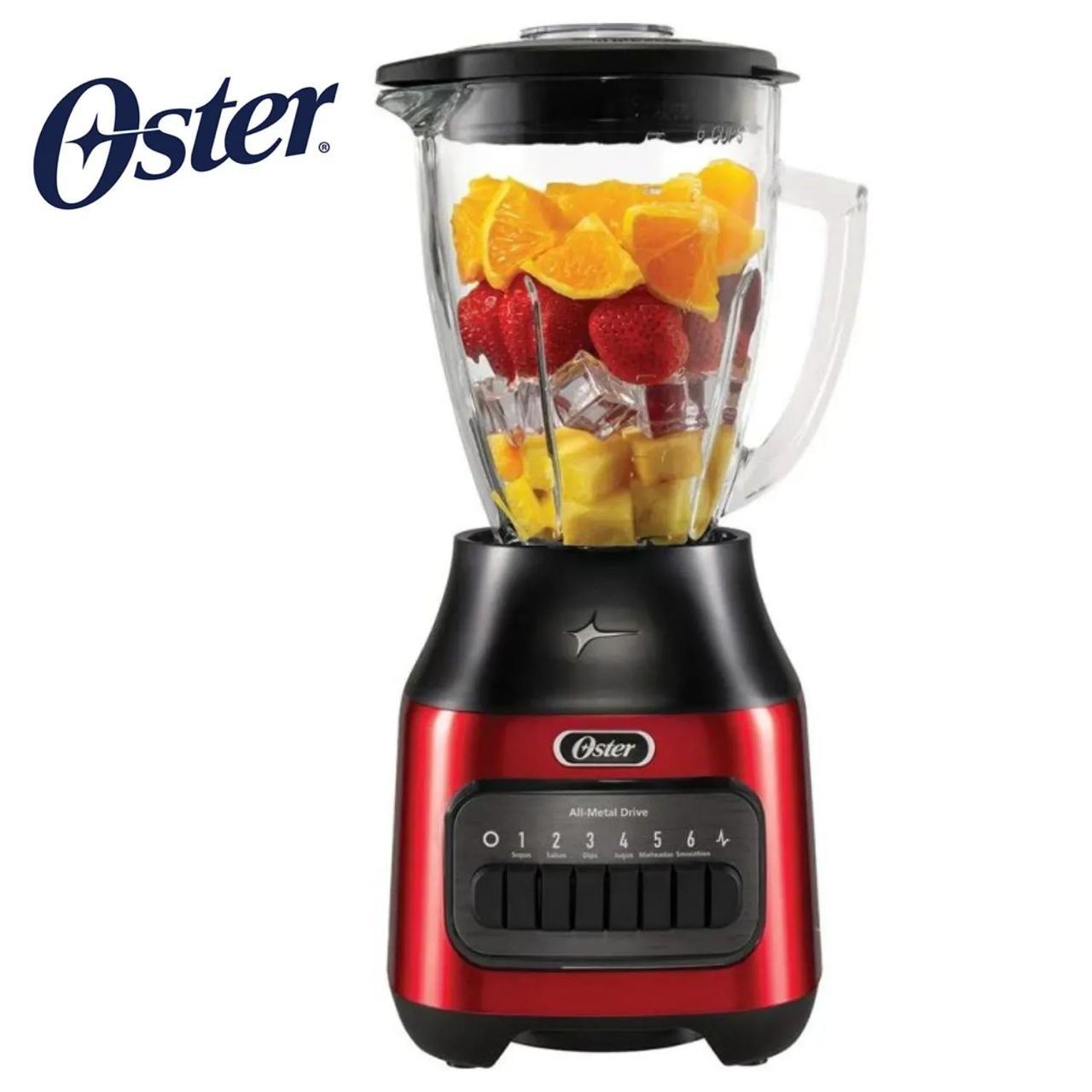 LICUADORA OSTER 6 VELOCIDADES 1.5L ROJA BLSTPEG-CPB - 1
