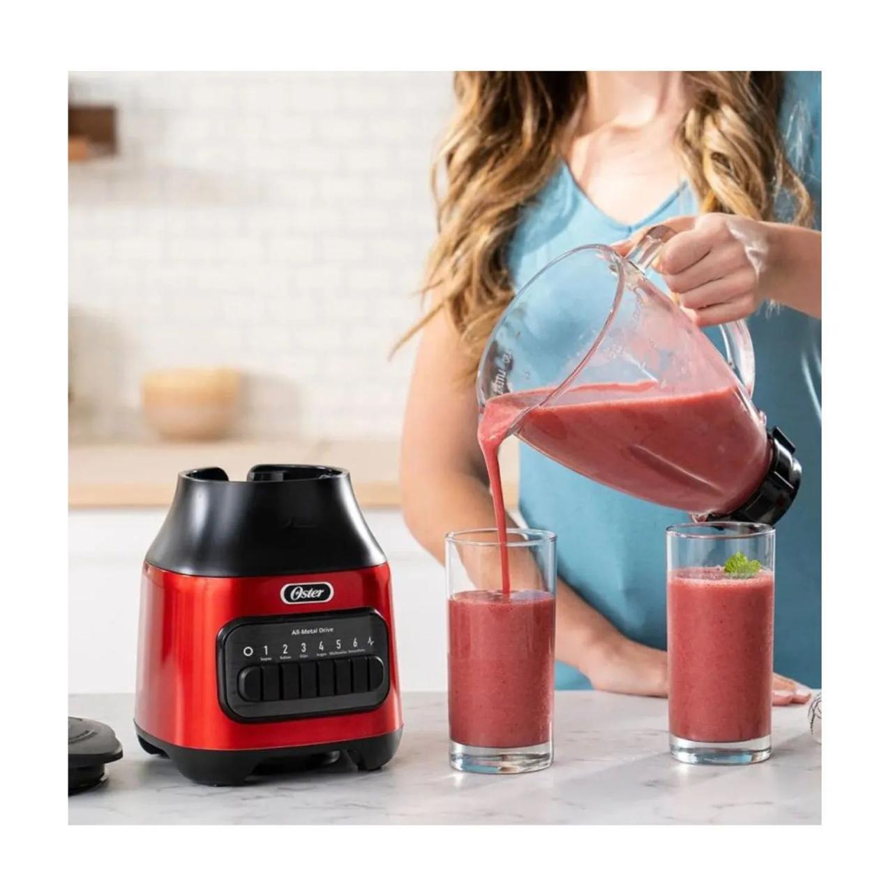 LICUADORA OSTER 6 VELOCIDADES 1.5L ROJA BLSTPEG-CPB - 3