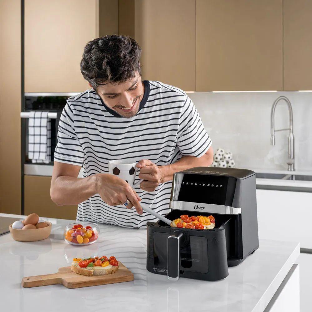 FREIDORA OSTER DIGITAL  4 LITROS CON RECUBRIMIENTO CKSTAF40WDDF - 6