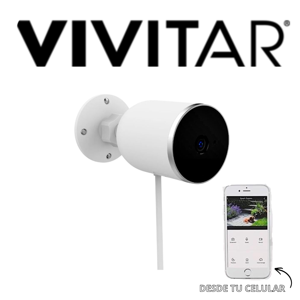 CÁMARA DE SEGURIDAD VIVITAR SMART HOME OUTDOORS WI-FI - 1