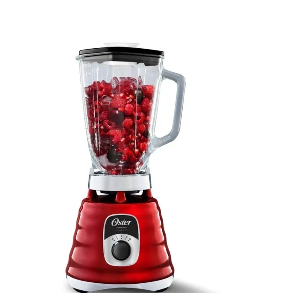 LICUADORA CLÁSICA OSTER 1.25LT 3 VELOCIDADES COLOR ROJO MOD BLST4126R - 2
