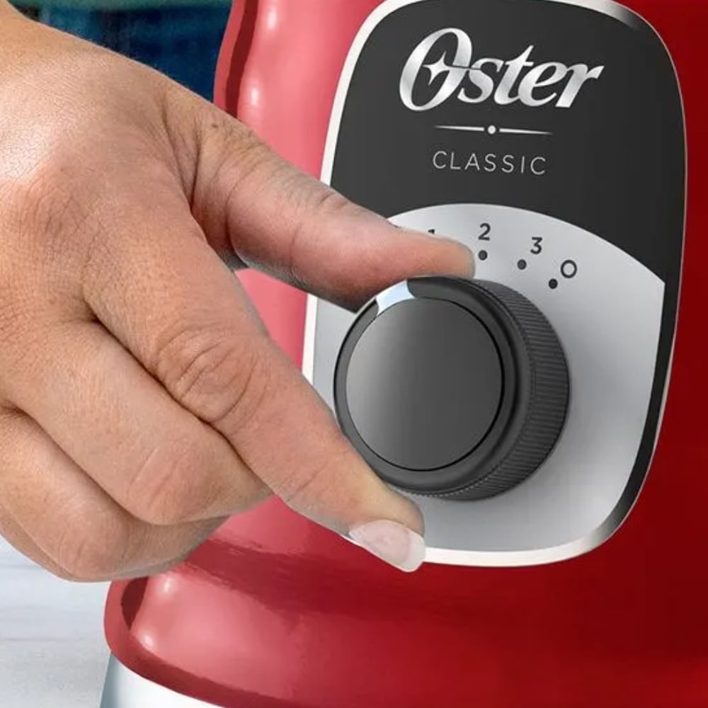 LICUADORA CLÁSICA OSTER 1.25LT 3 VELOCIDADES COLOR ROJO MOD BLST4126R - 3