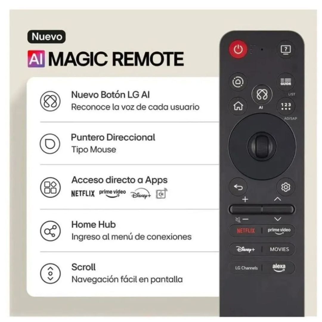CONTROL REMOTO AI MAGIC LG MOD MR25GA - 5