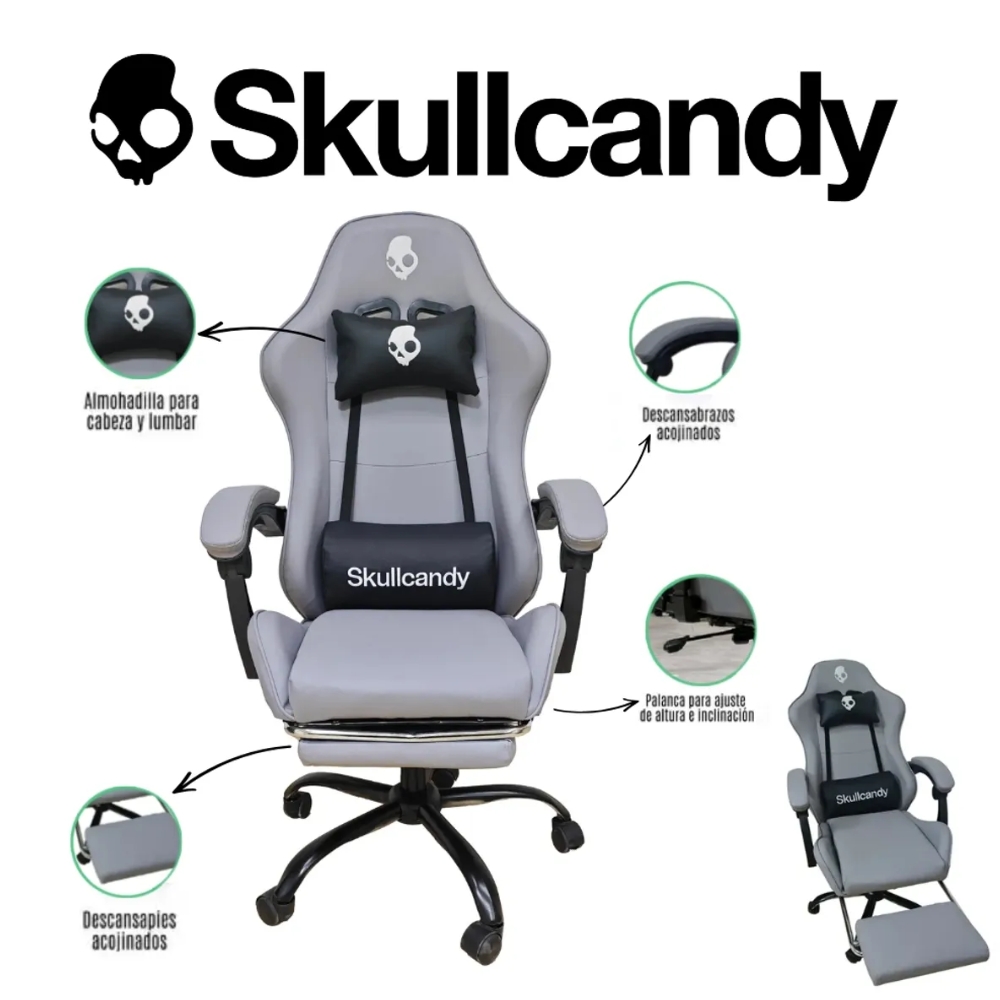 SILLA GAMER SKULLCANDY - 1