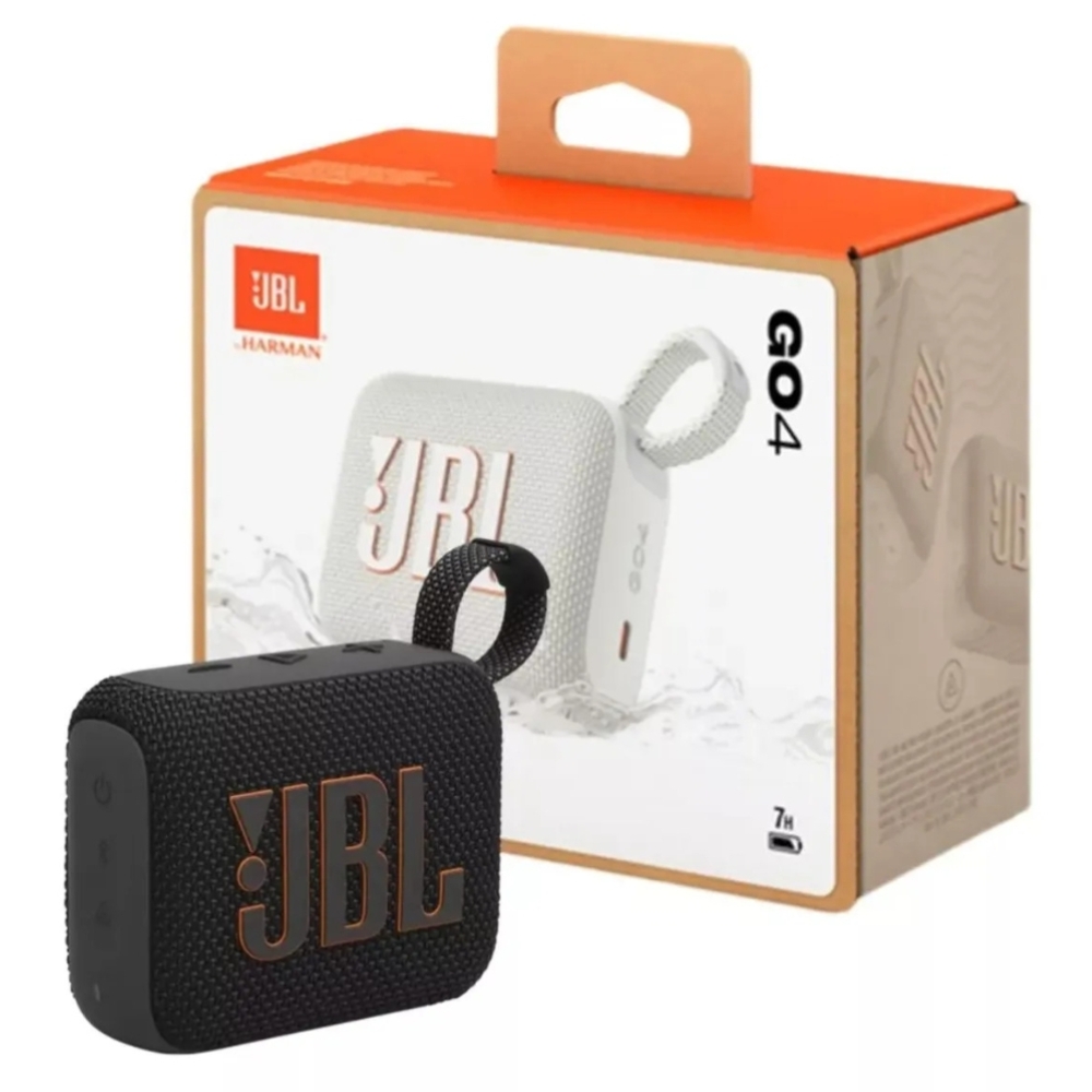 PARLANTE JBL GO 4 BLUETOOTH IP67 WATERPROOF - NEGRO - 5