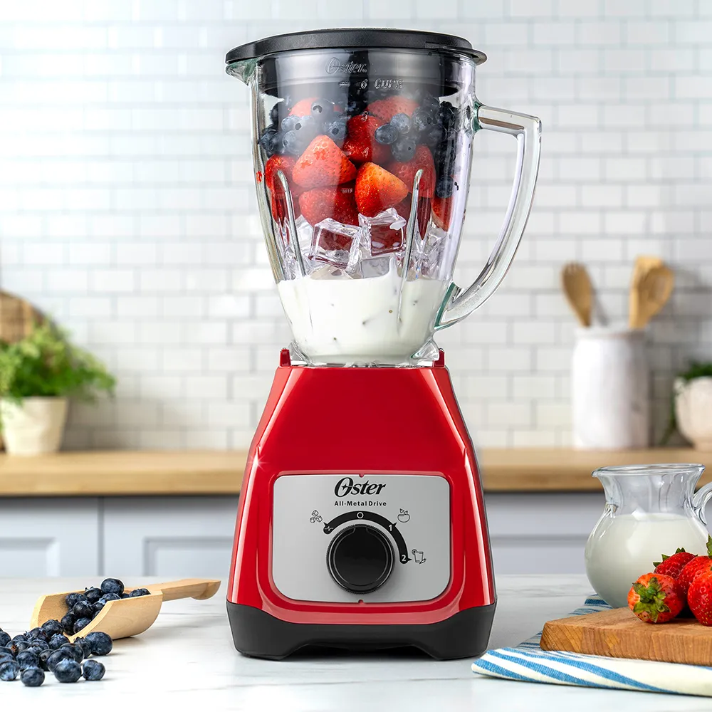 LICUADORA OSTER 1.5L DE 550W BLSTKAGRRD – ROJO - 2