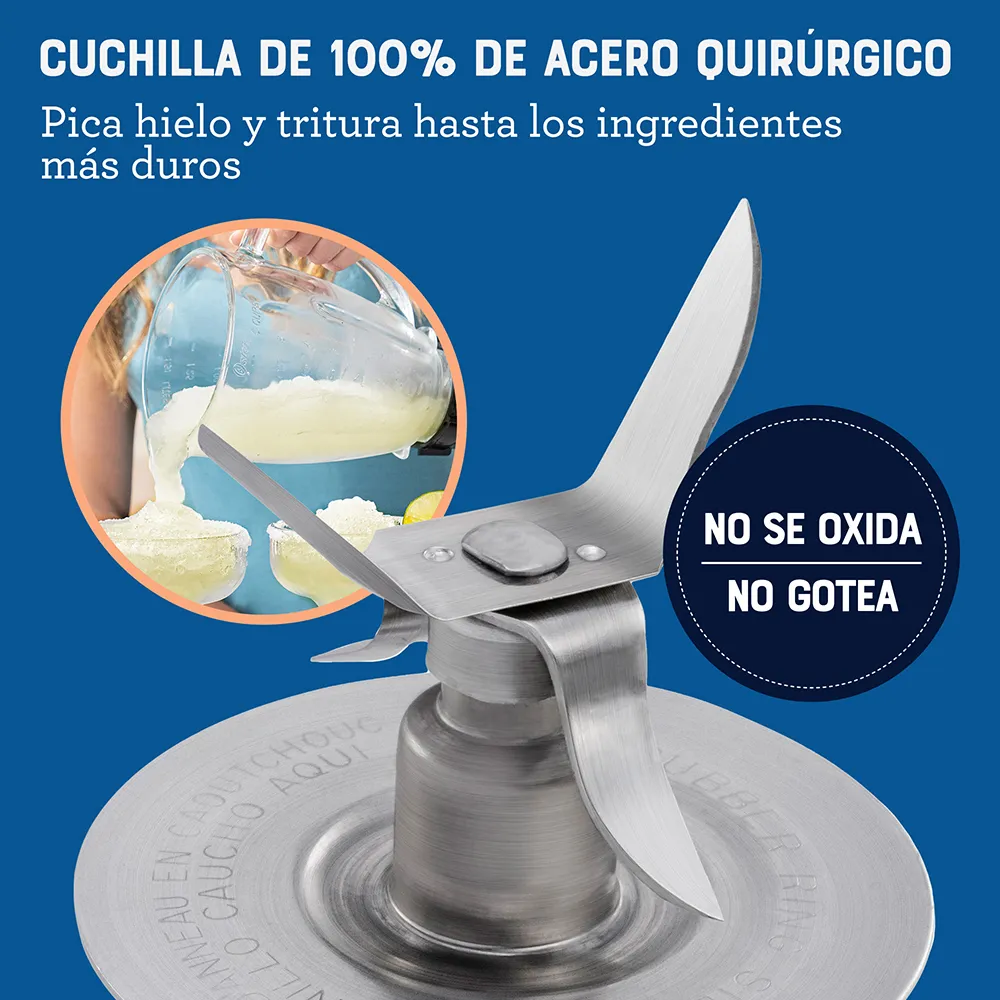 LICUADORA OSTER 1.5L DE 550W BLSTKAGRRD – ROJO - 6