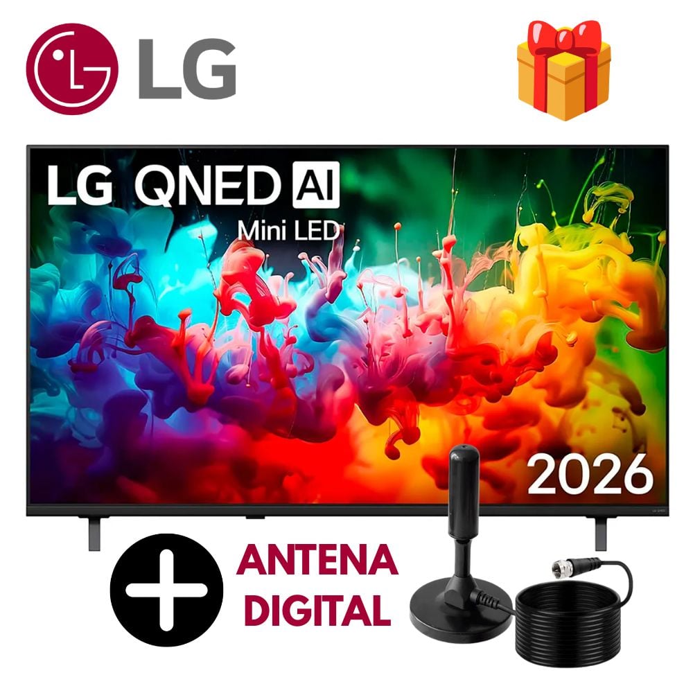 TELEVISOR LG 55 QNED MINILED MOD 55QNED65BSA + ANTENA DIGITAL - 1