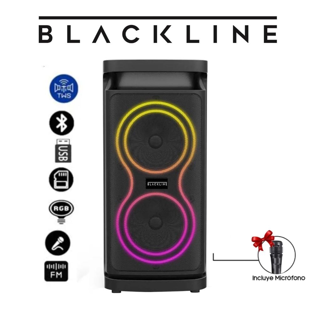 TORRE DE SONIDO BLACKLINE PARTY BOOM 2X4 - 1