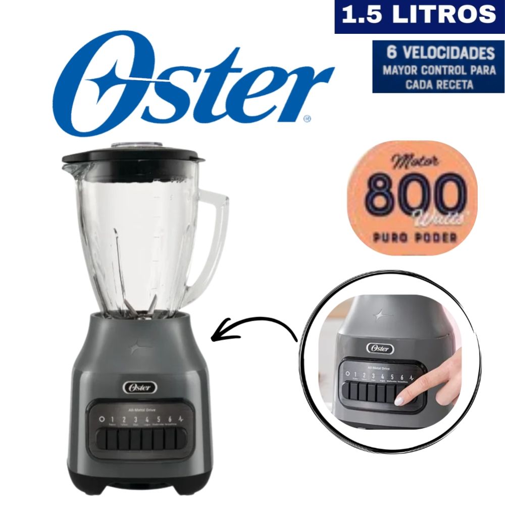 LICUADORA OSTER 6 800W GRIS MOD BLSTPEG-GPB - 1