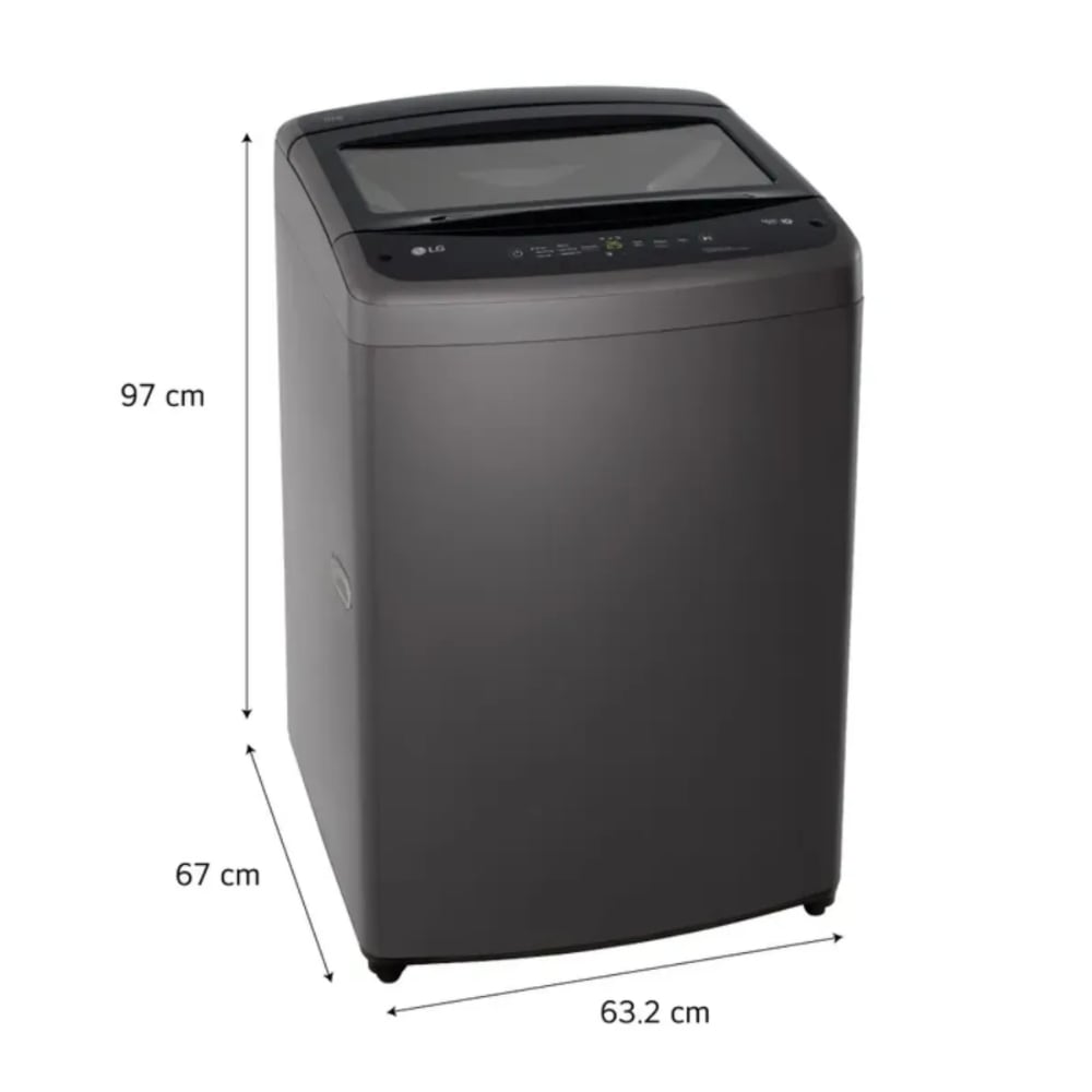 LAVADORA LG 19KG COLOR NEGRO MOD WT19BVTB - 2