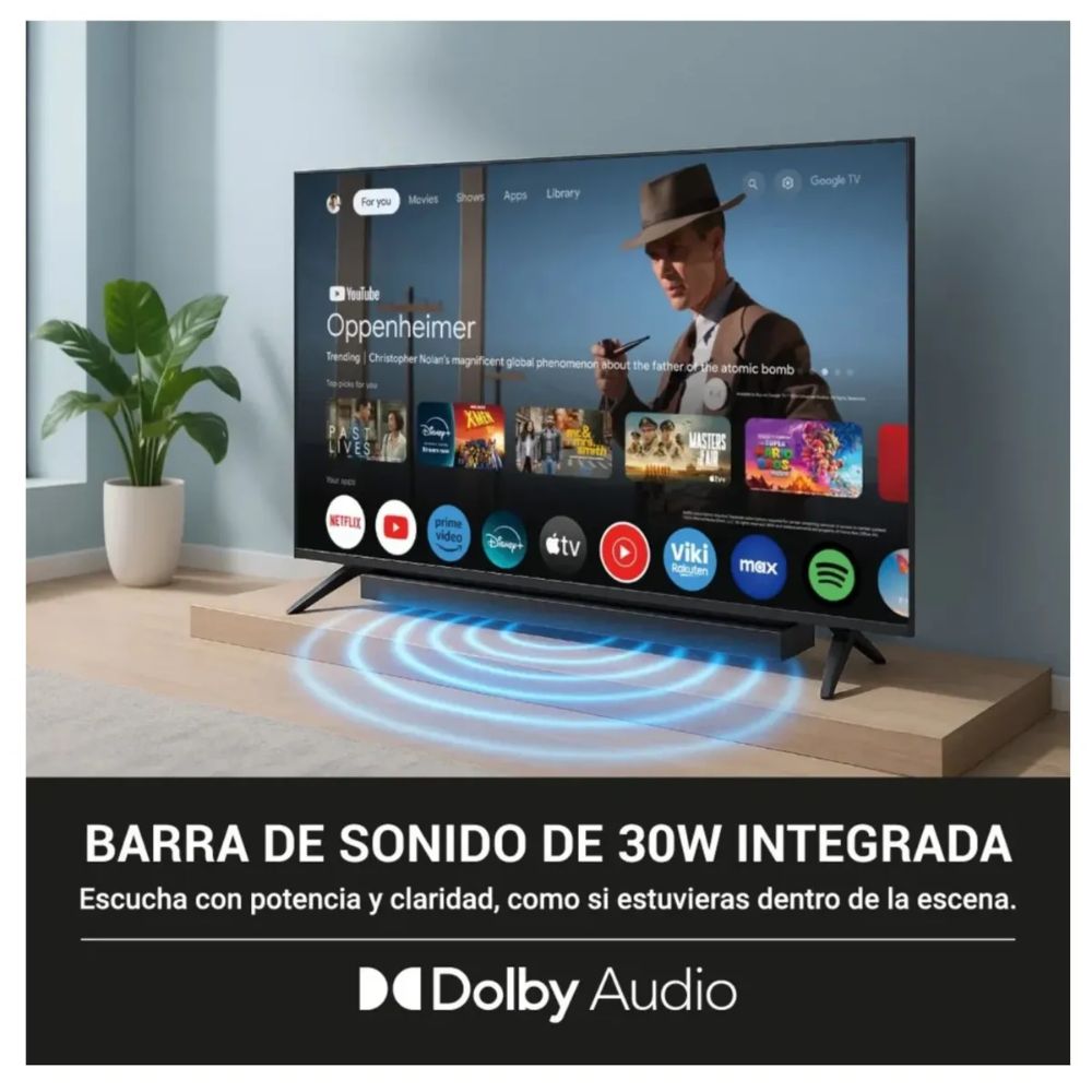 TELEVISOR 50 HYUNDAI QLED INCORPORADO SOUNDBAR MOD HYLED5029QFG - 4
