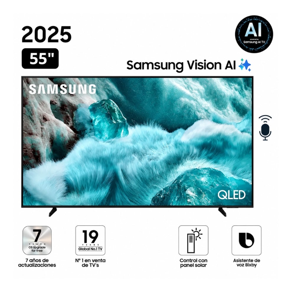 TELEVISOR SAMSUNG 55 QLED Q7F VISION AI SMART TV 2025 - 1