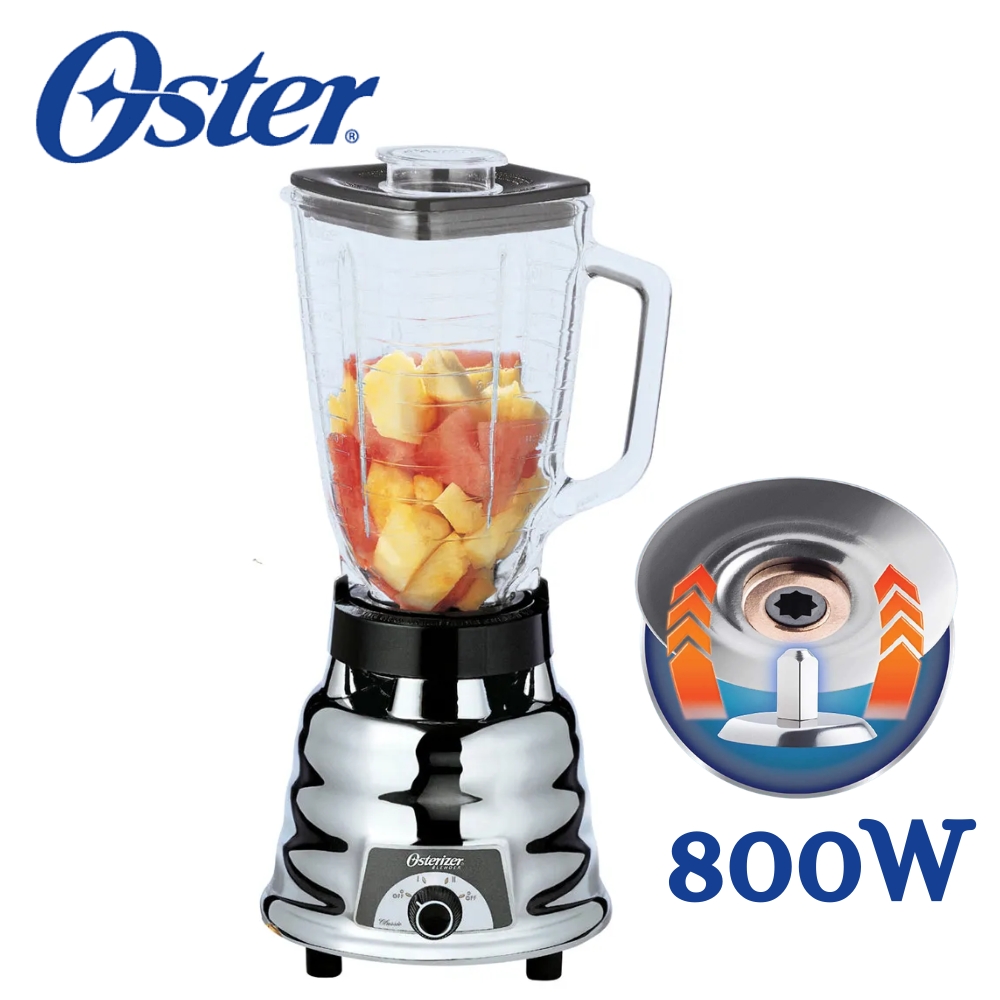 LICUADORA CLASICA OSTER 2 VELOCIDADES CROMADA - 250-22 - 1