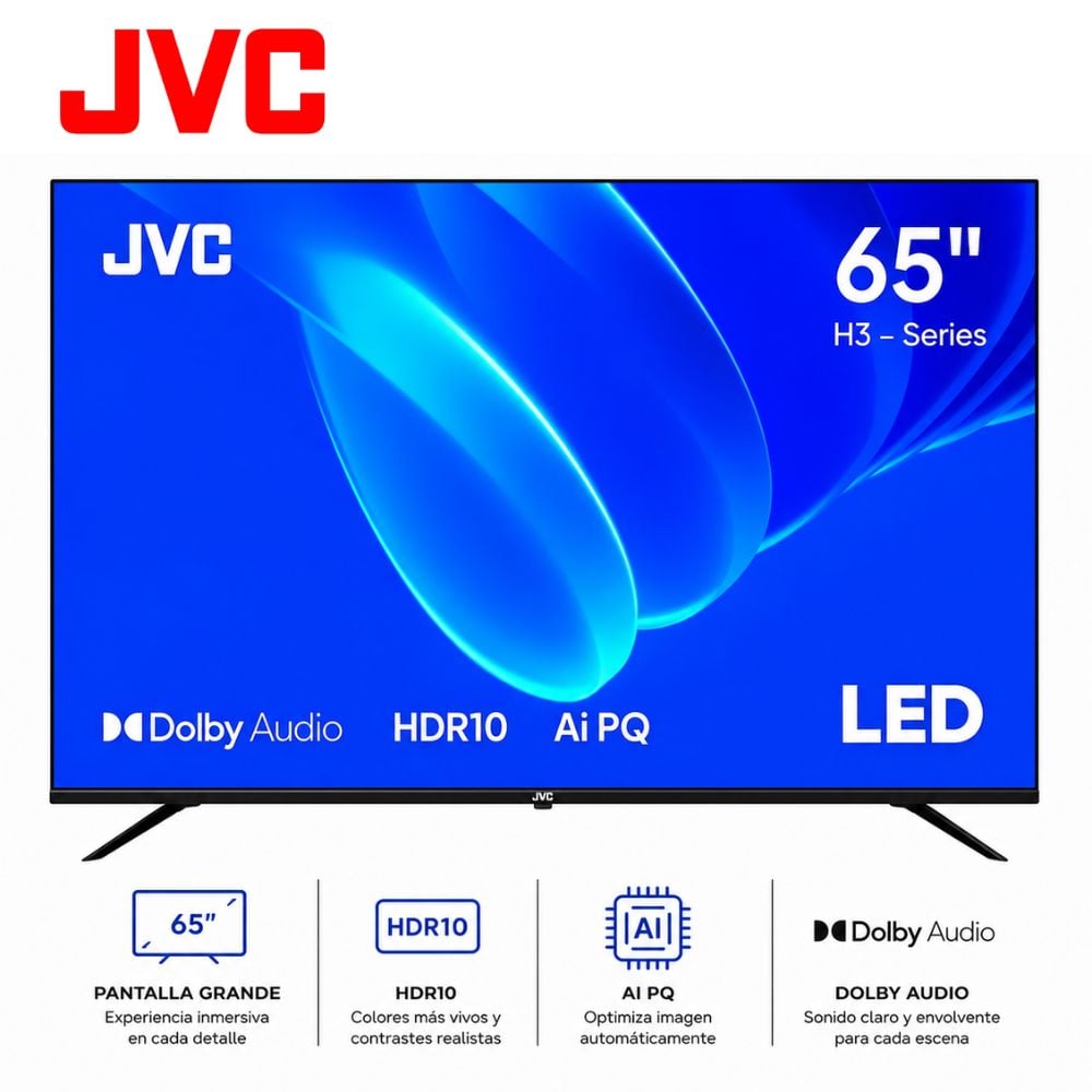 TELEVISOR JVC 65' UHD 4K SMART TV MOD 65KM748 - 1