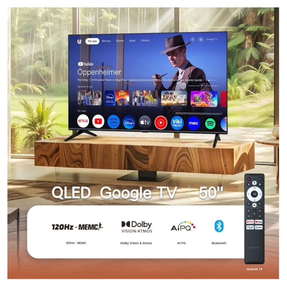 TELEVISOR BLACKLINE 50' QLED MOD BL50-T6210 - 6