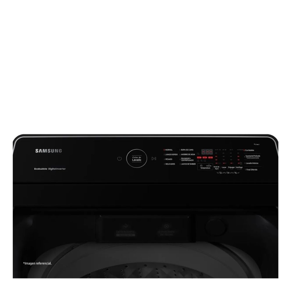 LAVADORA SAMSUNG ECOBUBBLE 17KG NEGRA WA17CG6441BVPE - 3