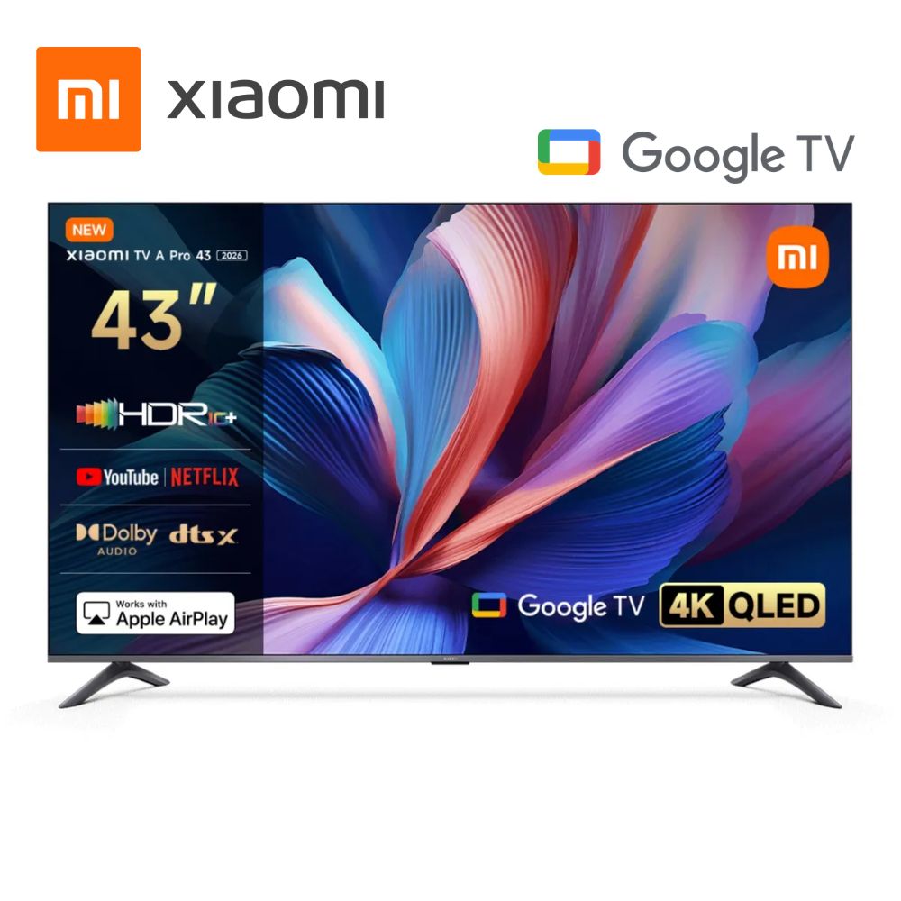 TELEVISOR SMART TV XIAOMI A PRO QLED 43' 4K UHD GOOGLE TV 2026 - 1