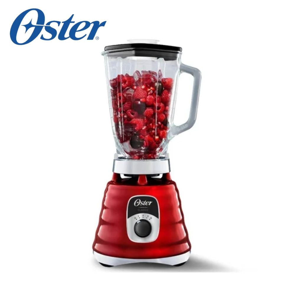 LICUADORA OSTER 3 VELOCIDADES 100W BLST4126R-053 1.25L ROJA - 1