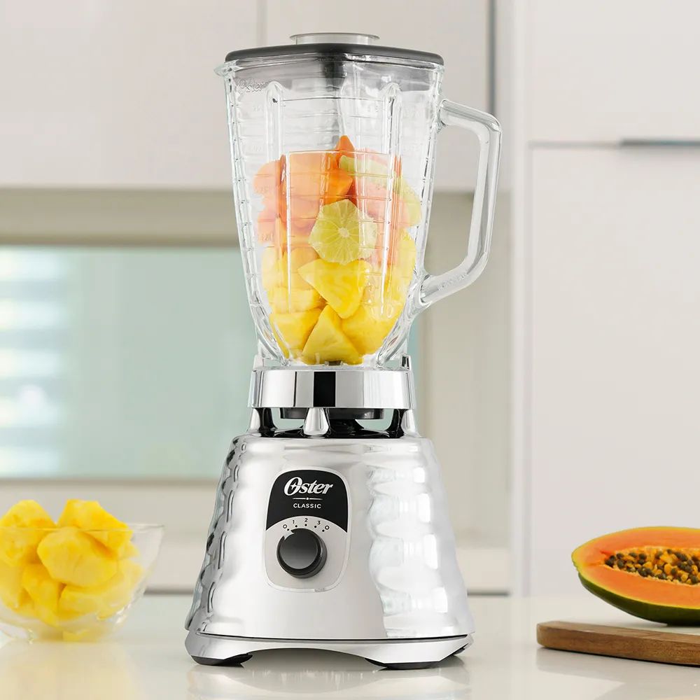 LICUADORA CLÁSICA DE 3 VELOCIDADES OSTER BLST4655 053 CROMADO - 5