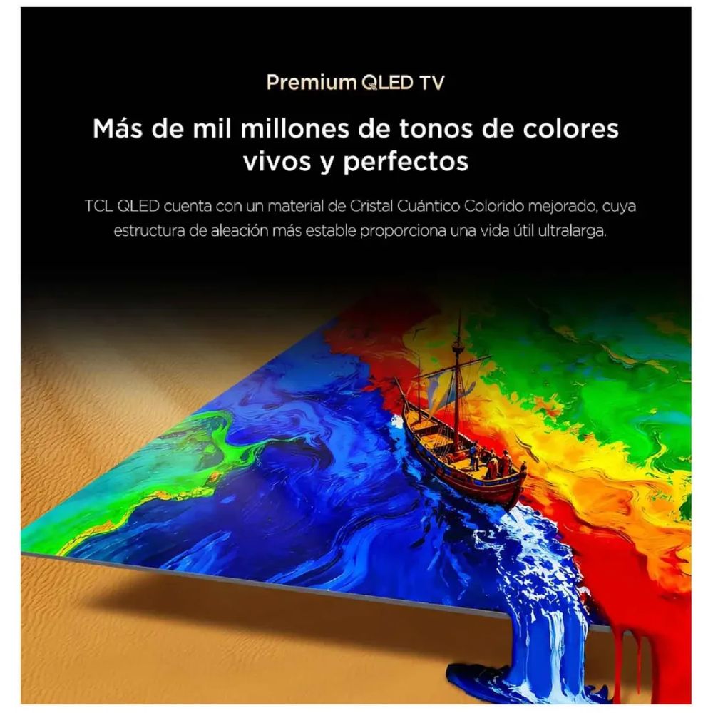 TELEVISOR TCL 85” QLED PREMIUM 85A400 4K ULTRA HD 144HZ GOOGLE TV - 6