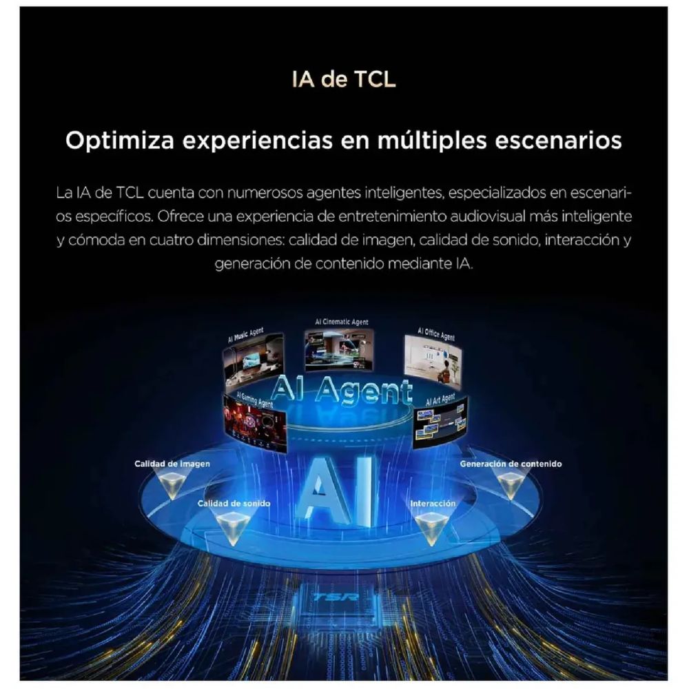 TELEVISOR TCL 85” QLED PREMIUM 85A400 4K ULTRA HD 144HZ GOOGLE TV - 7